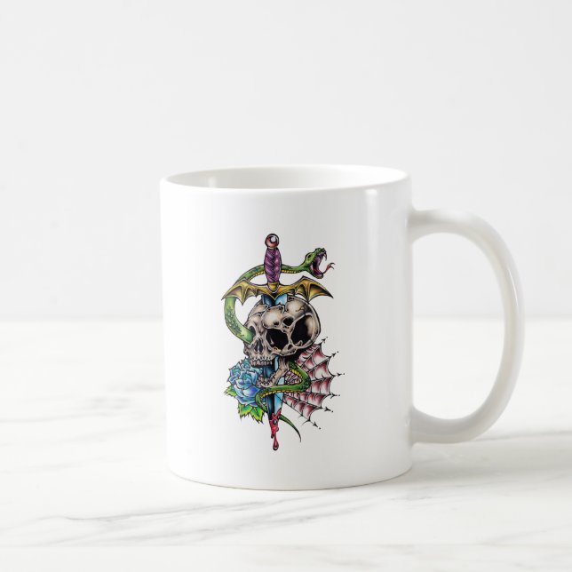 Mug Tatouage au crâne et au poignet (Droite)