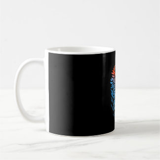Mug tatouage bleu renard
