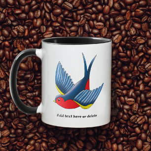 Mug Tatouage bleu rouge avale