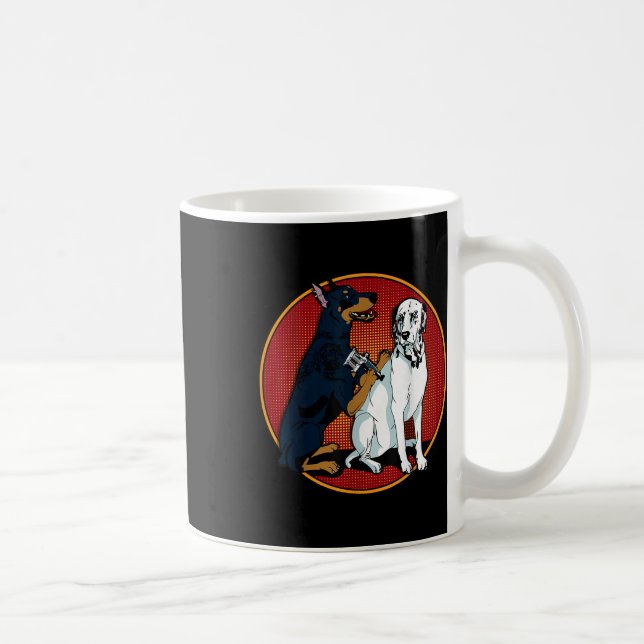 Mug Tatouage Dalmatian Dog (Droite)