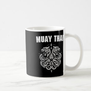 Mug Tatouage d'art Muay Thai Sak Yant Twin Tiger Kickb