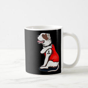 Mug tatouage de chien bouledogue américain j'aime mama