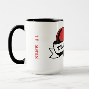 Mug Tatouage de cœur de véritable amour Conception d