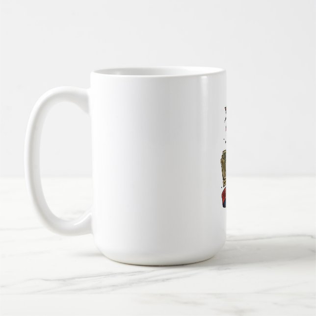 Mug  Tatouage flash rose Dague d'argent à haute mainte (Gauche)