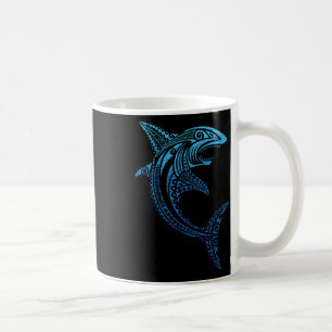 Mug Tatouage polynésien de requin tribal artistique V 