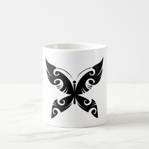 Mug Tatouage Tribal Papier Tatouage Gras Noir Style En