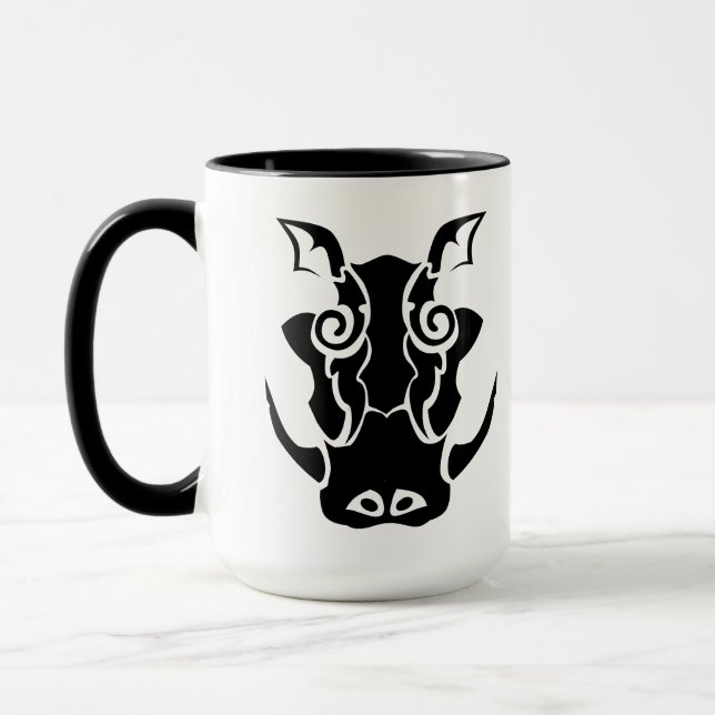 Mug Tatouage Tribal Style Tête de caisse (Gauche)