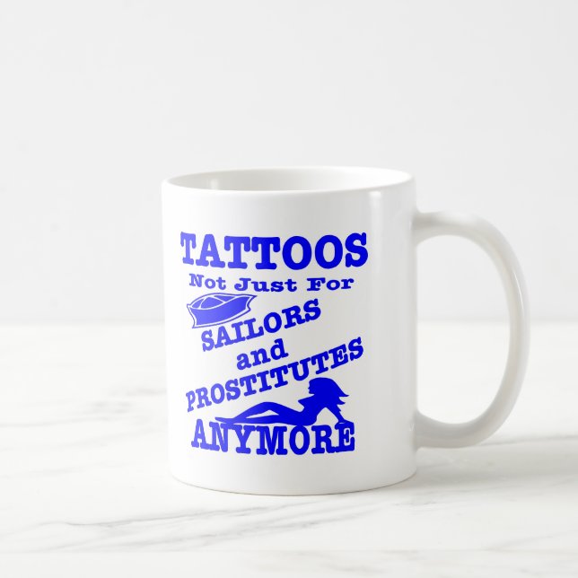 Mug Tatouages pas simplement pour des marins et des (Droite)