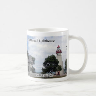 Mug Taupe du phare de Marblehead