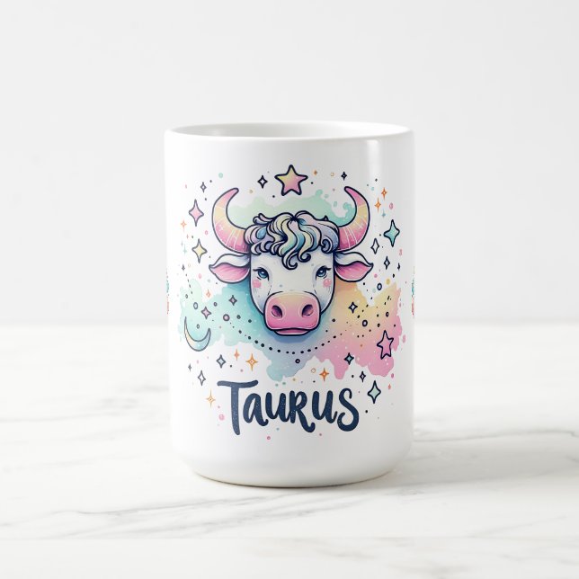 Mug Taureau Coloré Zodac Astrologie (Centre)