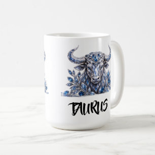 Mug Taureau du zodiaque Crystal Argent