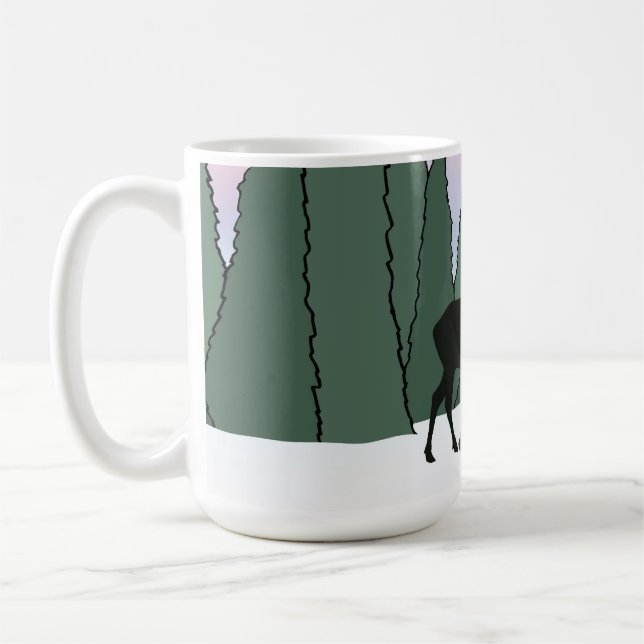 Mug Taureau et serviette de bain de poisson à bulles E (Gauche)