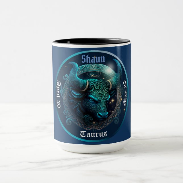 Mug Taureau Zodiaque Personnalisable (Centre)