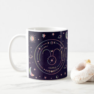 Mug Taurus Bull zodiaque horoscope drôle faits nutriti