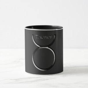 Mug TAURUS, Conception abstraite du signe zodiaque,
