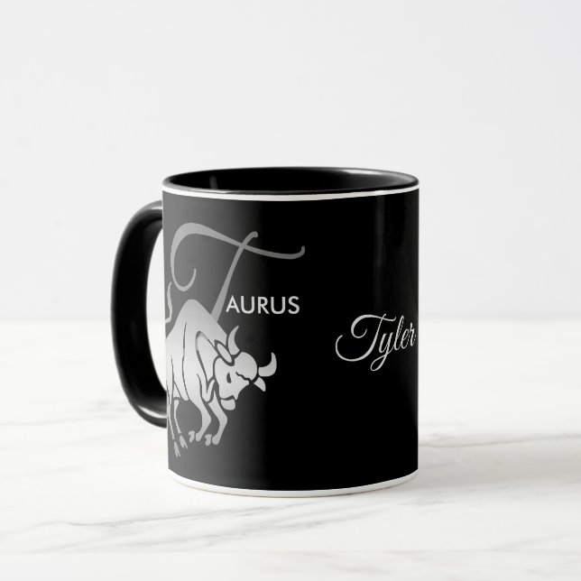 Mug Taurus ♉ le Taureau - signe zodiaque (Devant gauche)