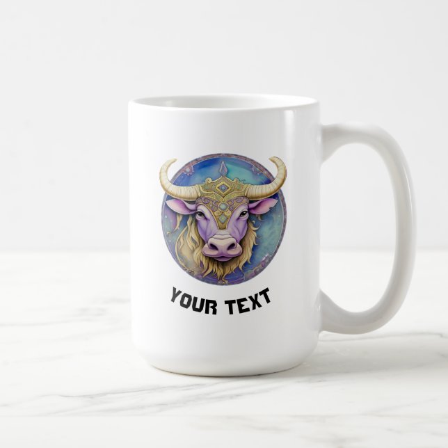 Mug Taurus personnalisé Zodiac (Droite)