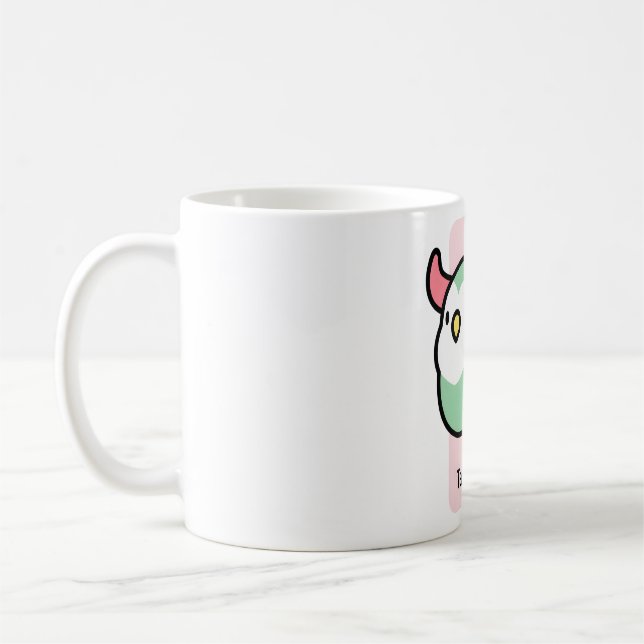 Mug Taurus zodiaque d'oiseaux de Chubby (Gauche)