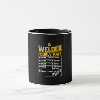 Mug Taux horaire mignon de souder | Cadeau pour souder