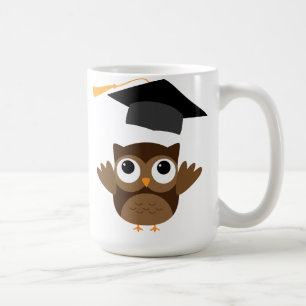 Mug Tawny Owl Jetant Sa Bouge De Bac De Graduation