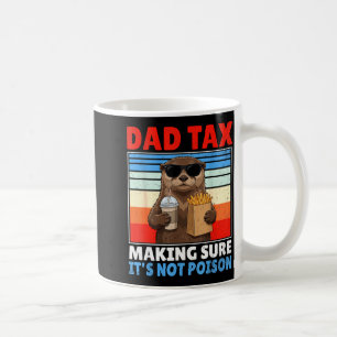Mug Taxe papa s'assurant que ce n'est pas drôle rétro