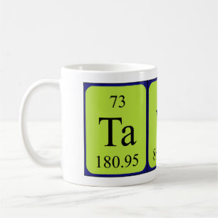 Mug Tayt tache nom de table périodique
