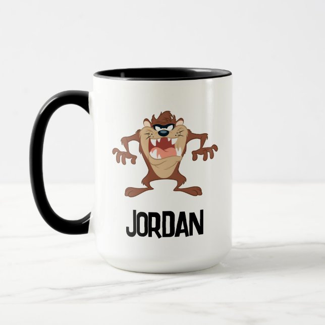 Mug TAZ™ Toothy Grin | Ajoutez votre nom (Gauche)