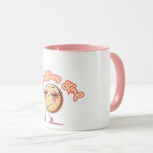 Mug Taza Colombian Girl (Devant droit)