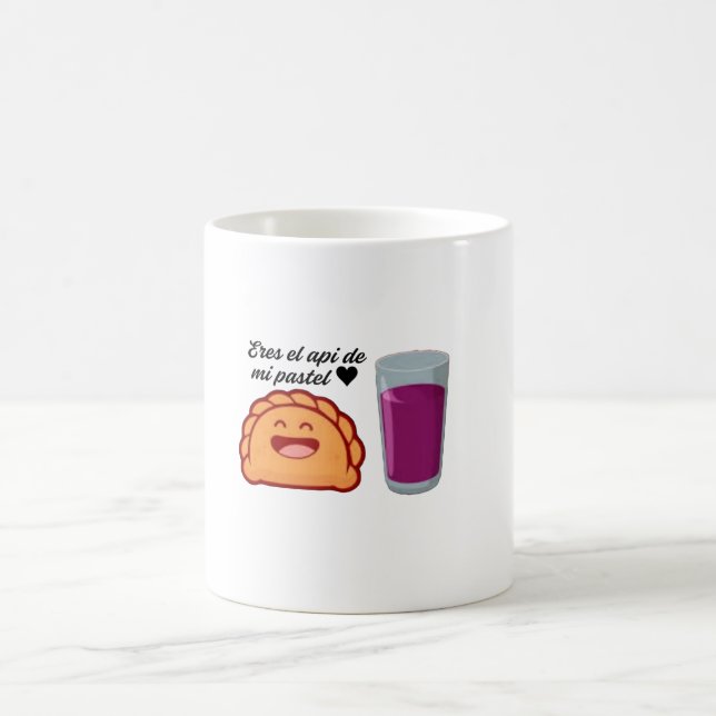 Mug Taza con api y pastel (Centre)