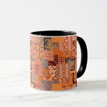 Taza de Cafe African Collage
