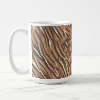 Mug Taza de Cafe con Diseño de Piel de Tigre