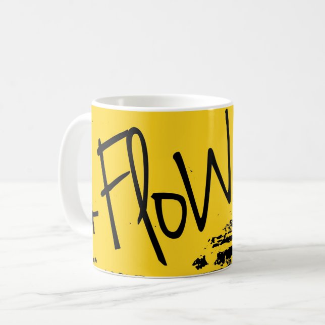 Mug Taza de Cafe +Flow (Devant gauche)