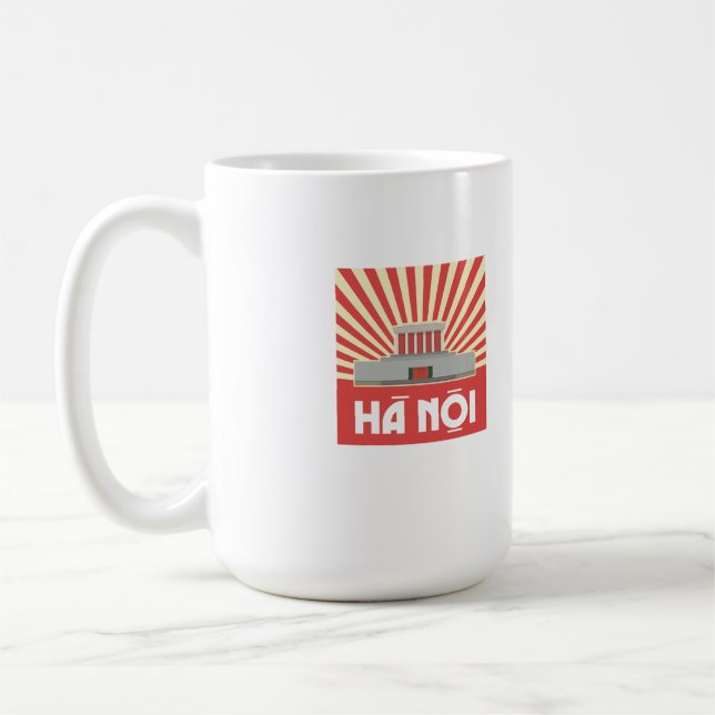 Mug Taza de Café Hanói Vietnam - Mausoleo de HoChiMinh (Gauche)