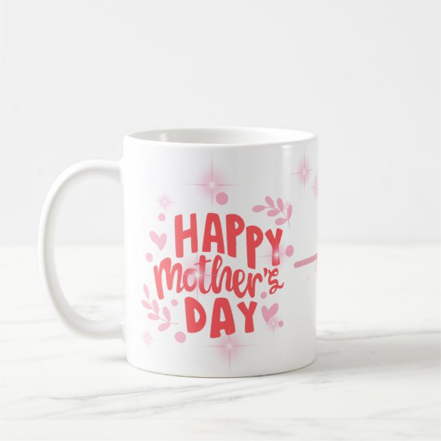 Mug Taza de Café  Happy Mother Day (Gauche)