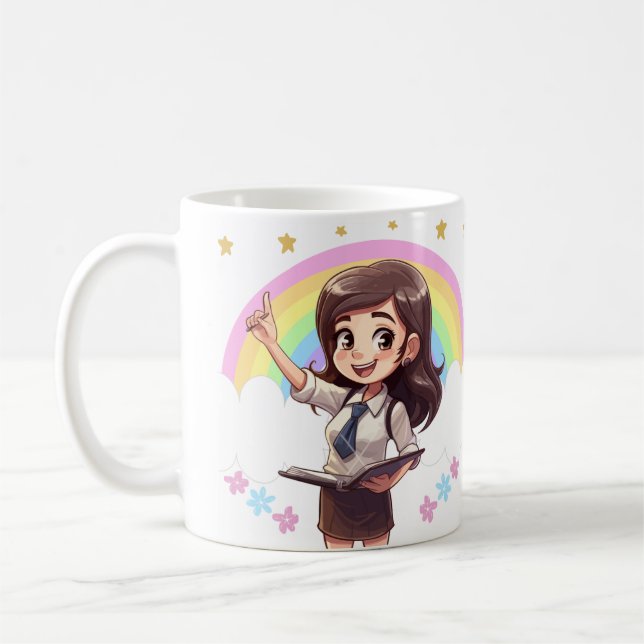 Mug Taza de café kawaii para profesoras (Gauche)