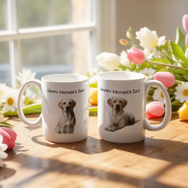 Mug Taza de café personalizable Happy Mother's Day  (Créateur téléchargé)
