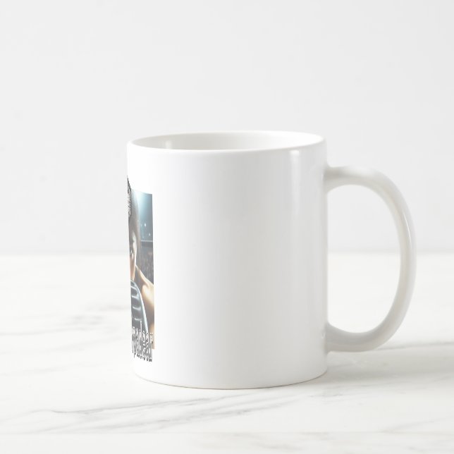 Mug Taza de Cafe prohibido Parpadear (Droite)