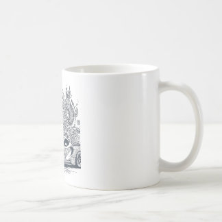 Mug Taza de Coche Deportivo con Mandalas