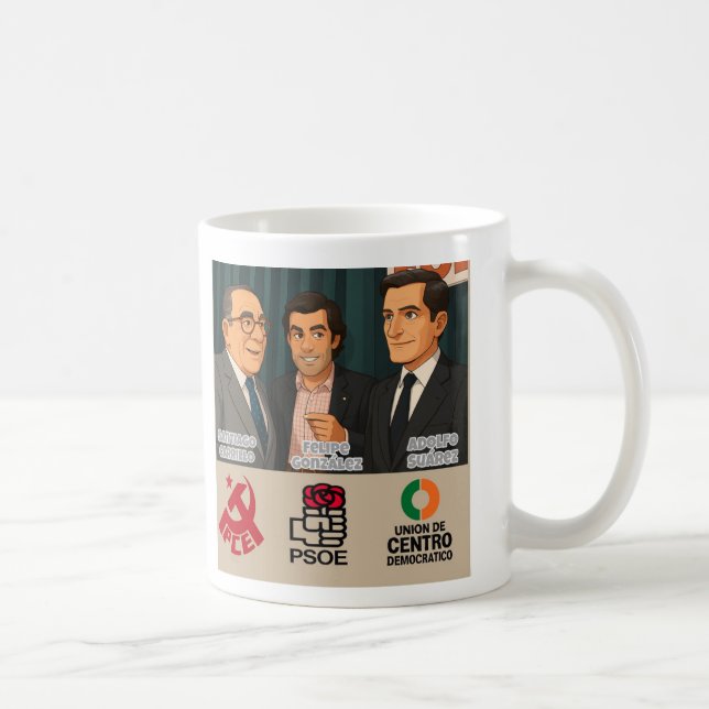 Mug Taza de Santiago Carrillo y la Transición (Droite)