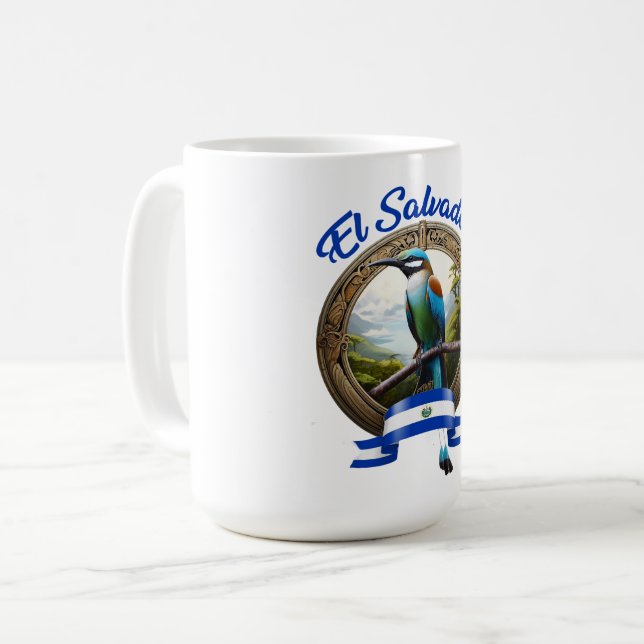 MUG TAZA  ESCUDO TOROGOZ EL SALVADOR (Devant gauche)