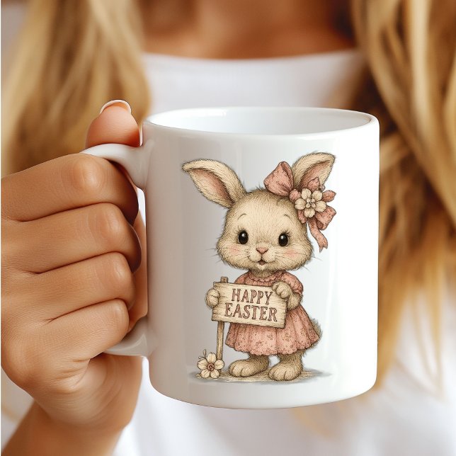 Mug Taza Happy Easter para café (Créateur téléchargé)