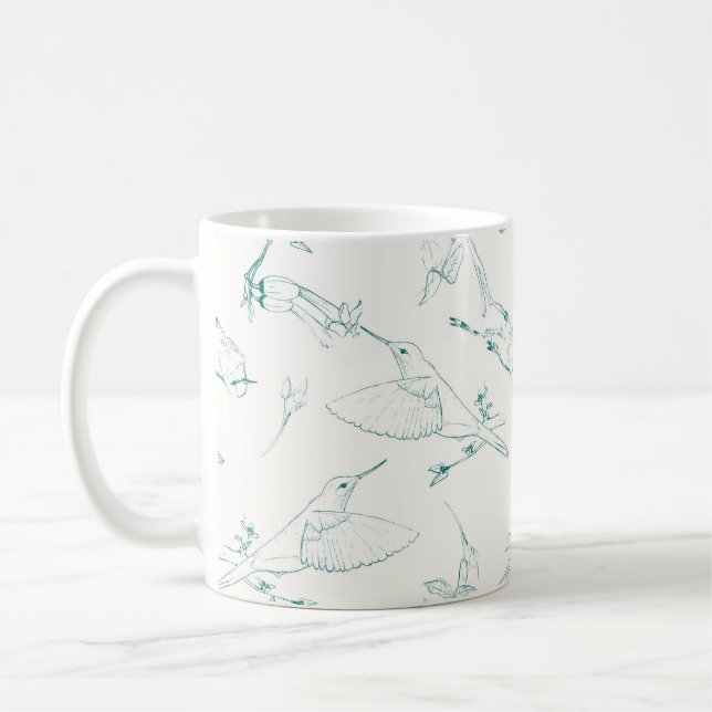 Mug Taza Hummingbirds (Gauche)