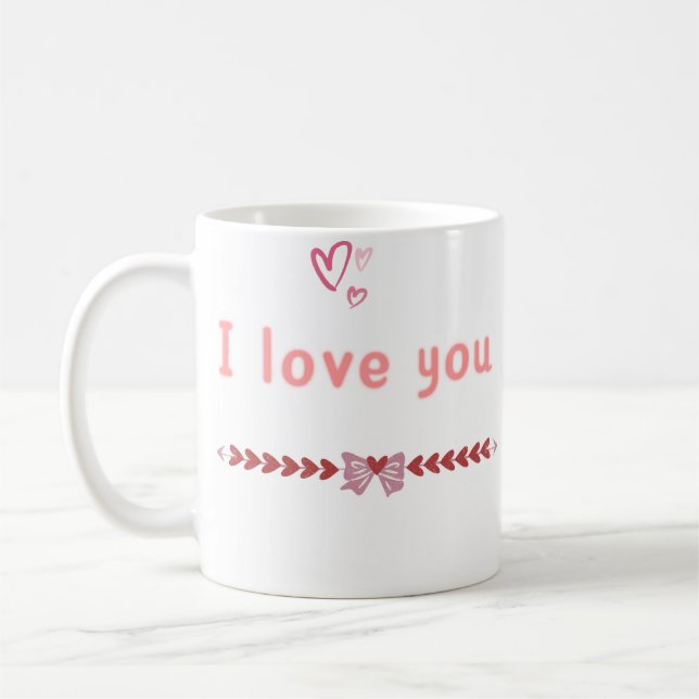 Mug Taza I Love You Colección Con Mucho Amor ❤️  (Gauche)