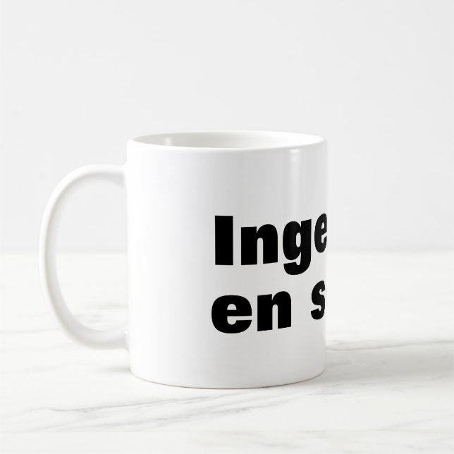 Mug Taza ingeniero en sonido (Gauche)