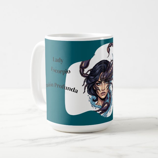 Mug Taza Lady Escorpio (Devant gauche)