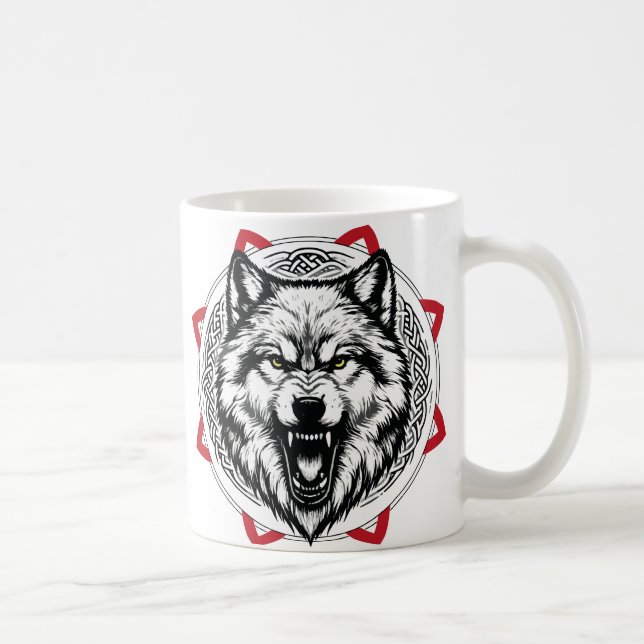 Mug Taza Lobo (Droite)