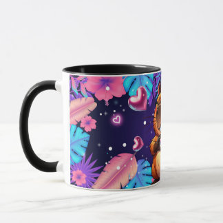 Mug taza magica con motivo capybara