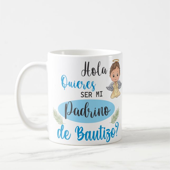 MUG TAZA PADRINO BAUTIZO (Gauche)