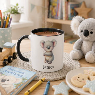Mug Taza para niños personalizada con diseño de animal