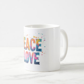 Mug Taza Peace and Love